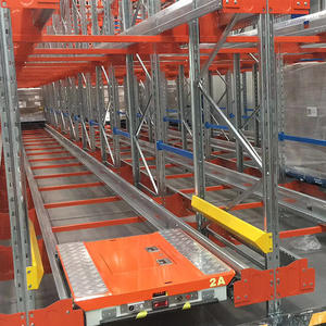 Système de rayonnage à palettes à haute densité Jracking pour entrepôt, rayonnage radio-navette en acier pour entrepôt industriel, OEM disponible - Product Image 2