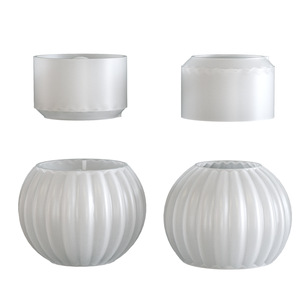 Moule en silicone pour pot en résine avec couvercle, boîte de rangement pour bougies, moule de moulage en résine époxy pour la fabrication de conteneurs, moules en béton, décoration - Product Image 5