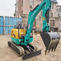 Usado para Kubota U17 Mini Excavator Original Japan Rubber Track Good Condition Core Components Incluye Motor Bomba Caja de cambios