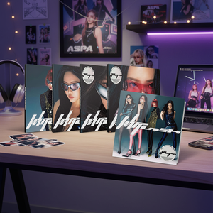 Aespa K-Pop 5th Mini Album Whiplash [SPEED Ver.]-36p Póster plegado Photobook Stickers Set Popular Publicación electrónica Regalo - Product Image 3