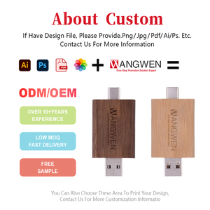 128GB tốc độ cao USB 3.0 cổ điển thân thiện với môi ổ đĩa <span class=keywords><strong>flash</strong></span> tùy chỉnh UV in ấn logo xoay tre Stick thiết kế bằng gỗ USB - Product Image 3