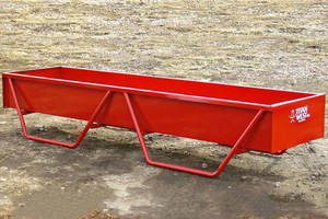 Alimentador de cabra de granja de acero galvanizado - Product Image 4