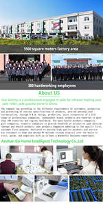 หยกธรรมชาติสีเขียว กัวซา ขูดผิวหน้า นวดหน้า ชุดมินิกัวซา สำหรับขายส่ง - Product Image 6