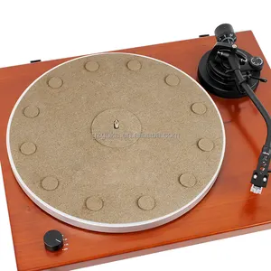 Durevole mat DJ record di alta qualità sughero LP Slip Mat dischi in vinile slipmat giradischi feltro Slipmat può essere personalizzato