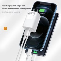 Adaptateurs universels pour téléphone portable PD 65w Gan, prise US UK EU, type C, USB, charge rapide, mini chargeur mural rapide portable