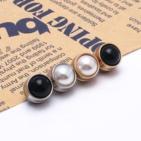 Kancing Bros Magnetik dari Paduan Seng Kustom dengan Hiasan Berlian Imitasi untuk Hijab Muslim, Pesta Pernikahan, atau Hadiah