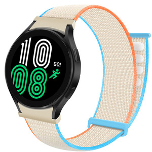 Gelang nilon kain untuk Samsung Galaxy Watch 4 44/40mm, gelang nilon olahraga untuk Samsung Galaxy Watch 4 Klasik 42/46mm - Product Image 2