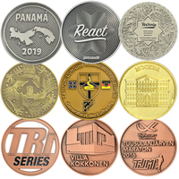 Promotionnel Nouveau Métal Souvenir Or Feng Shui Euro Pièces En Gros Personnalisé Tungstène Pièce Commémorative