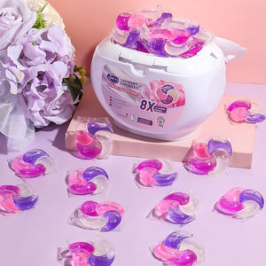 Automatic Washing Machine Laundry <b>Detergent</b> Pods | JIETI Floral Fruity Scent Long Lasting Fragrance Laundry Capsules - Product Image 3