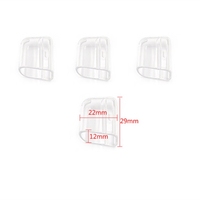 Couvercle de brosse à dents électrique protecteur de brosse à dents transparent pour tête de brosse à dents sonique