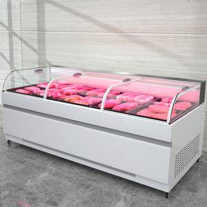 Tủ trưng bày thịt tươi và thịt chín làm lạnh trực tiếp hai nhiệt độ dùng cho siêu thị - Product Image 5