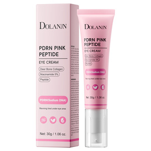Crème pour les yeux au peptide rose PDRN Dolanjn 30g, anti-rides, hydratante, raffermissante pour le contour des yeux - Product Image 4