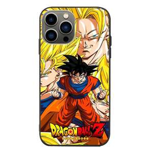 Funda para Teléfono con Diseño de Anime Japonés <span class=keywords><strong>Dragon</strong></span> <span class=keywords><strong>Ball</strong></span> <span class=keywords><strong>Z</strong></span> Goku Vegeta para iPhone 15 Pro Max, Fundas para iPhone 16 14, Accesorios para Teléfono - Product Image 2