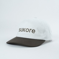 Casquette en tissu de coton non structurée à 5 panneaux avec boucle métallique et logo brodé, motif lettres, style sportif pour les entreprises