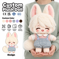 Poupée en peluche Kpop personnalisée CE CPC 20 cm, jouet en tissu doux pour bébé, en coton rembourré, fabricant OEM, vente en gros