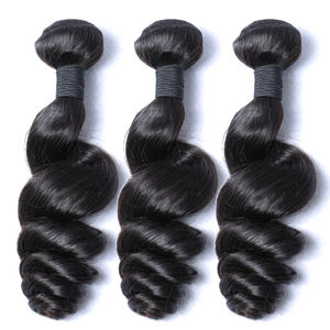 ברזילאי Loose גל שיער חבילות חבילות 100% שיער טבעי Weave חבילות בתולה רמי תוספות שיער עם סגירת או תחרה פרונטאלית - Product Image 3