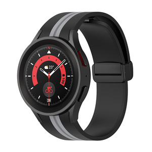 สายนาฬิกาอัจฉริยะหัวแม่เหล็กสำหรับ <span class=keywords><strong>Samsung</strong></span>,สายรัดข้อมือซิลิโคนสำหรับ <span class=keywords><strong>Samsung</strong></span> Galaxy <span class=keywords><strong>Watch</strong></span> <span class=keywords><strong>5</strong></span> <span class=keywords><strong>Pro</strong></span> 4 - Product Image 2