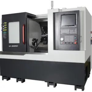 Chinesische herstellung Doppelspindel schweizer Typ CNC-drehmaschine automatische Cnc-drehmaschine Doppel-Rollspindel-Kopf