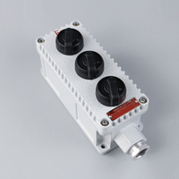 Interrupteur à bouton rotatif antidéflagrant conforme à ATEX IECEx avec indice IP66 Boîte à bouton-poussoir antidéflagrant