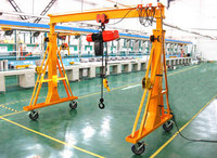Pont roulant monopoutre mobile manuel Mingdao avec palan manuel, capacité 5T, composant moteur essentiel