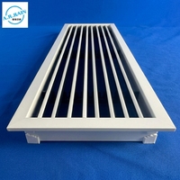 Diffuseur linéaire moderne en aluminium 1000*100 - Grille d'aération de plafond CVC pour la ventilation commerciale et résidentielle