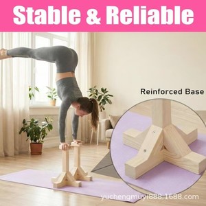 Soporte de Equilibrio Invertido de Madera, Rectangular, para Yoga, Unisex, Equipo de Ejercicio y Fitness - Product Image 3