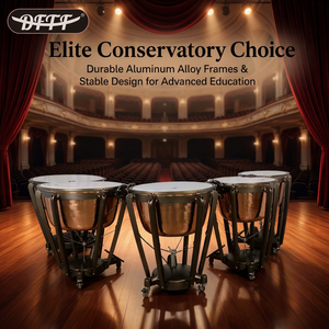 Juego de Timbales Tipo 98-A de la Serie Completa para Escuela (Paquete de 5) con Afinación Profesional Balanceada por Pedal y Timbales con Indicadores - Product Image 6