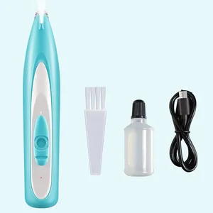 Top Seller USB Electric Dog Clippers Mini Foot Shaver Pet Hair Cutters Grooming Trimmer Dog Hair Clippers With 2 Blades