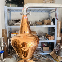 Vente directe d'usine, machines de distillation de vodka, de brandy et de vin en acier inoxydable semi-automatiques personnalisées, distillateurs d'alcool