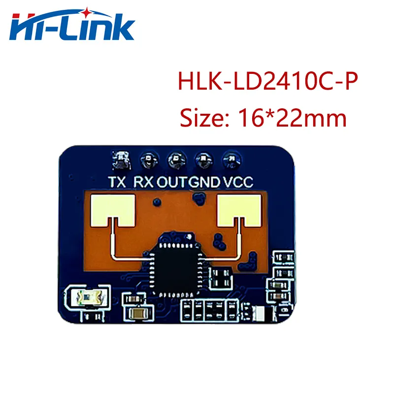 Hi-Link New MM wave HLK-LD2410C with BLE Support OTA Upgrade 24GHz FMCW 24G MmWave Human Motion Sensor Module To Replace PIR