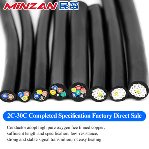 AWM 2464 <span class=keywords><strong>LiYCY</strong></span> H05vv-f RVVP Multi Core 8/7/6/5/4/3 Core 6mm 4mm 2mm 1.5mm Signal Shield Cuivre PVC Contrôle Câble Électrique - Product Image 2