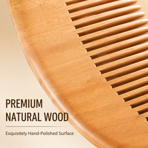Peine de acupresión de madera natural con logotipo láser personalizado para el <span class=keywords><strong>parto</strong></span>, alivio del dolor de contracción, esencial para el bolso de maternidad - Product Image 3
