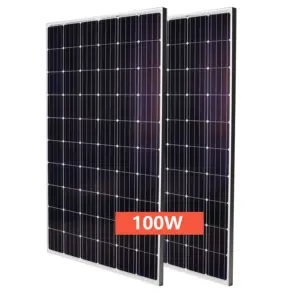 Gudang tersedia Panel surya 50W 100W 150W modul Pv Panel surya pengiriman cepat