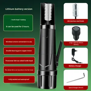 Máquina Quitaescamas de Pescado Automática, Inalámbrica, Ecológica, Hecha a Mano, Impermeable, Herramienta Comercial, Marca YX, Modelo YX-77777, Novedosa - Product Image 6