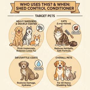 Après-shampoing <span class=keywords><strong>anti</strong></span>-chute au thé vert, Awapuhi, Oméga-6 et Ginseng, formule <span class=keywords><strong>anti</strong></span>-chute <span class=keywords><strong>pour</strong></span> chiens et chats, marque privée - Product Image 2