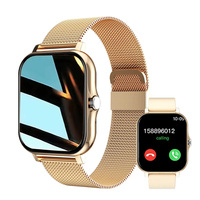 Reloj Inteligente Cuadrado Y13 con 2 Correas, Monitor de Actividad Física, Monitor de Sueño, Gel de Sílice, Contesta Llamadas, Resistente al Agua IP67, Pantalla Táctil, Unisex, Android