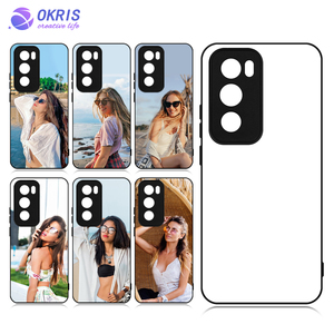 เคสโทรศัพท์พิมพ์ซับลิเมชัน DIY สำหรับ Reno 12 Pro <span class=keywords><strong>5G</strong></span> TPU 2D สีดำแบบกำหนดเอง + ฝาครอบโทรศัพท์มือถือ PC สำหรับ Oppo Reno 12 <span class=keywords><strong>5G</strong></span> - Product Image 1