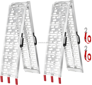 Rampes de chargement pliantes en aluminium pour camionnettes, <span class=keywords><strong>rampe</strong></span> de <span class=keywords><strong>remorque</strong></span> pour UTV/moto/tondeuse à gazon/moto tout-terrain - Product Image 2