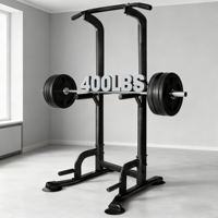 Support d'entraînement multifonctionnel en métal durable et sûr avec barres parallèles réglables en hauteur