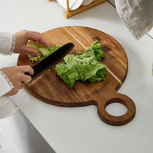 Acacia gỗ vòng cắt Hội Đồng Quản trị với Rỗng ra xử lý gỗ pho mát Hội Đồng Quản trị cắt khối sản phẩm - Product Image 6