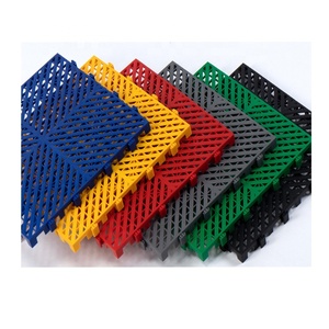 Dalles de sol de garage premium emboîtables en PP pour lave-auto et atelier de detailing - Product Image 1