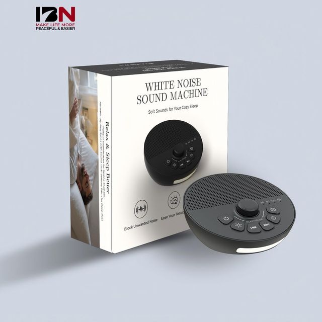 IBN New Model Baby Household White Noise Machine 30 Different Soothing Sound Effects Memory Function Timed Music Function