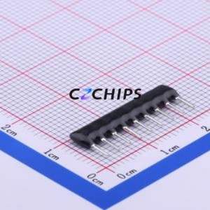 A09-473JP ตัวต้านทานแบบเครือข่าย SIP-9-2.54 มม. (จำนวนตัวต้านทาน: 8 ตัว) (ค่าความต้านทาน: 47 กิโลโอห์ม ความแม่นยำ: 5%) - Product Image 2