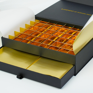 Custom Logo Recyclable Wholesale Double Drawer Paper Cardboard Luxury Packaging Magnetic Gift <b>Box</b> - Product Image 3