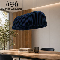 Abat-jour moderne en polyester MJ MASTER ACOUSTIC, couvre-lampes décoratifs, éclairage suspendu, design absorbant le son