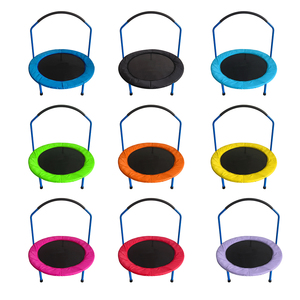 Mini trampoline pliable d'intérieur de 36 pouces avec filet de protection personnalisé pour les enfants de 3 à 6 ans, unisexe, fitness, exercice, plaisir, sécurité - Product Image 6