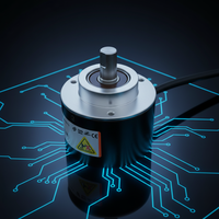 Vente Flash ISC5810 10mm 2000ppr DC5-24V Encodeur Rotatif Incrémental à Arbre Solide avec Sortie Driver de Ligne