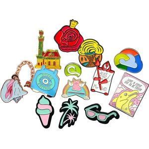 工場直送カスタムロゴメタルハードソフトエナメルバッジブローチファッションジャージー装飾ラペルピン服用 - Product Image 3