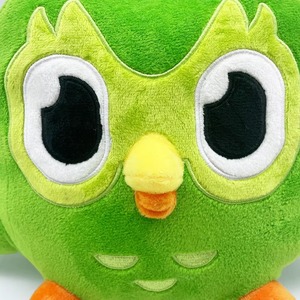 Peluche Hibou Vert en Gros, Coussin en Peluche, Jouet Kawaii Hibou Duolingo - Product Image 5