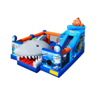 Finding Nemo Bouncer, Gorila inflable, Ocean Themed Kids Casa de rebote inflable para juegos al aire libre y fiestas